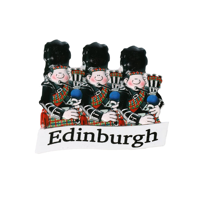 Edinburgh Piper Magnet
