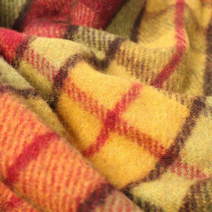 Wool Blend Tartan Knee Blanket Buchanan Autumn