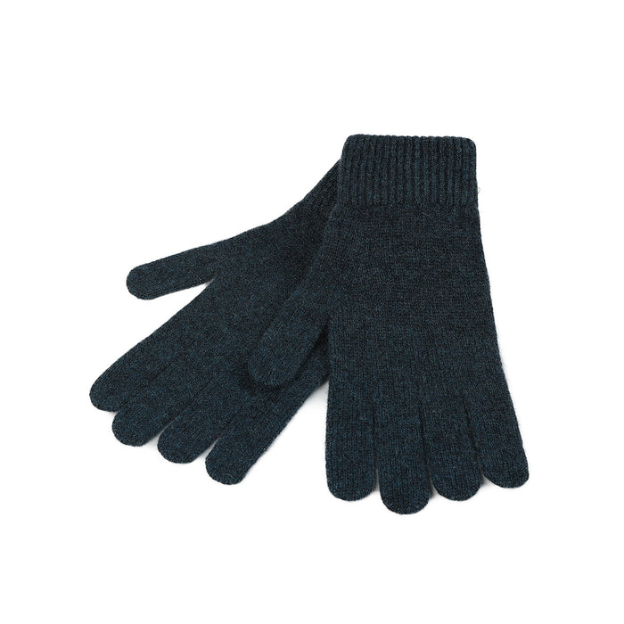 100% Cashmere Plain Glove Gents Lugano