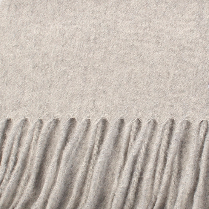 Tartan Weaving Mill 100% Cashmere Scarf  Light Grey
